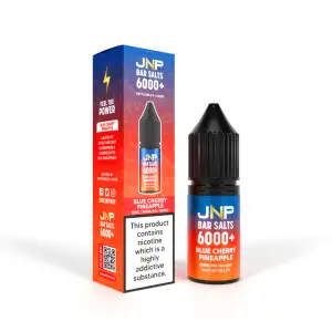 Blue Cherry Pineapple Nic Salt E liquid by JNP Bar Salts 6000 10ml 